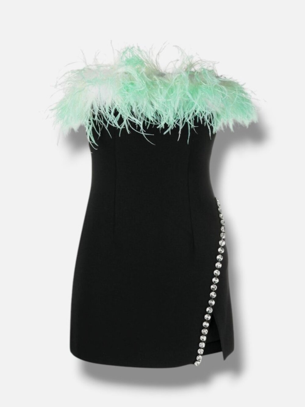 Self-Portrait Women's Black Feather Mini Dress Size 4